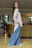 Made in Italy Conrad Body Skim Knit Jumper Stone
